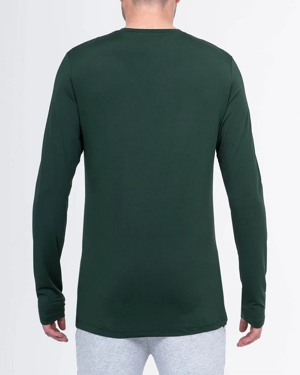 2t Long Sleeve Impact Training Top (dark green)