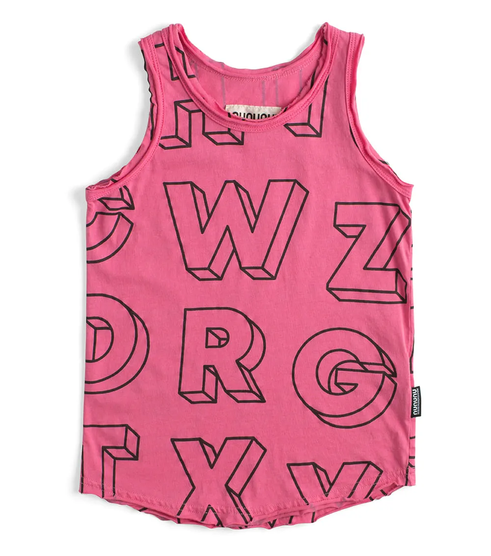 A to Z Tank Top Pink