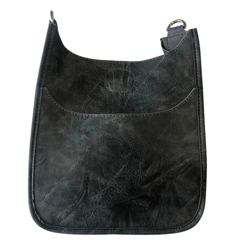 AhDorned Vegan Leather Mini Messenger Bag - No Strap