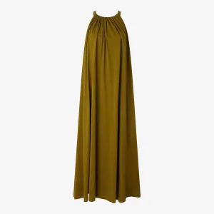 Amel Cotton Halter Maxi Dress Soeur, kaki