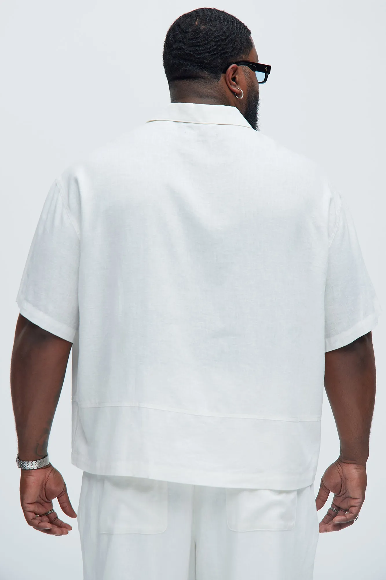 Bahamas Linen Cuban Shirt - White