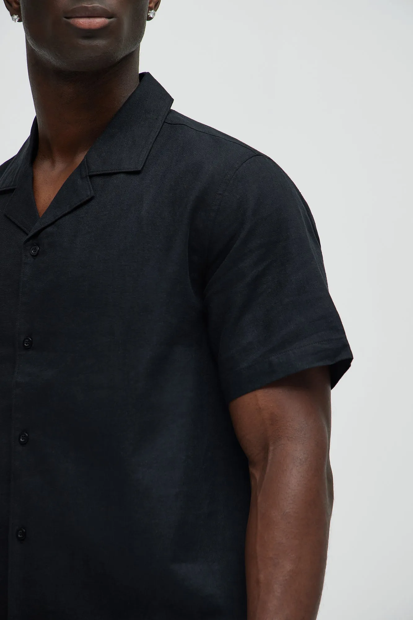 Bahamas Linen Shirt - Black