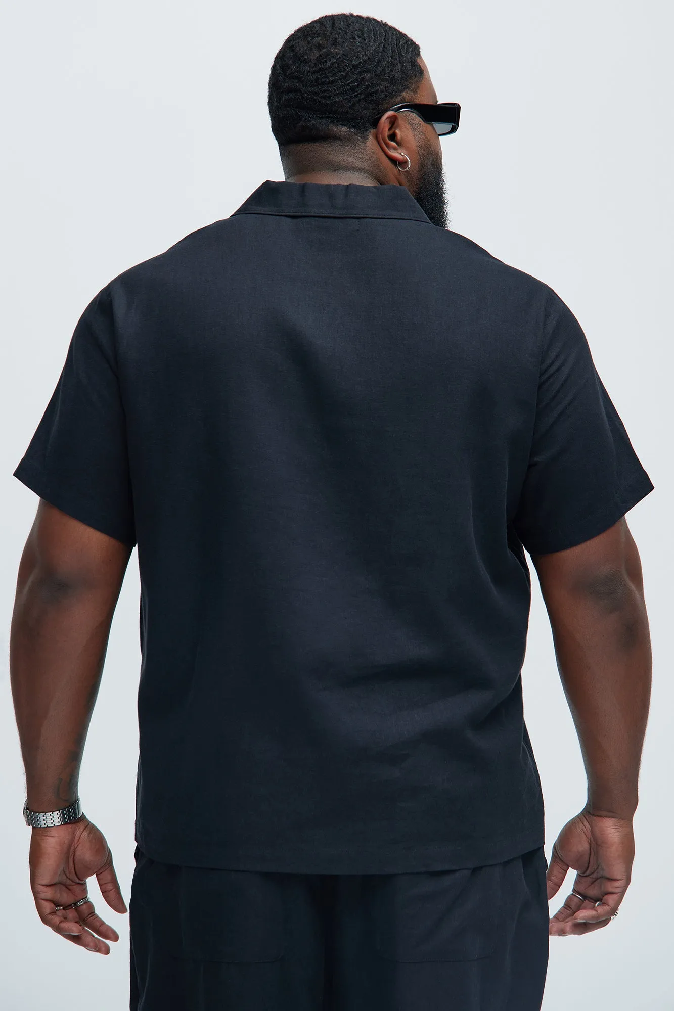 Bahamas Linen Shirt - Black