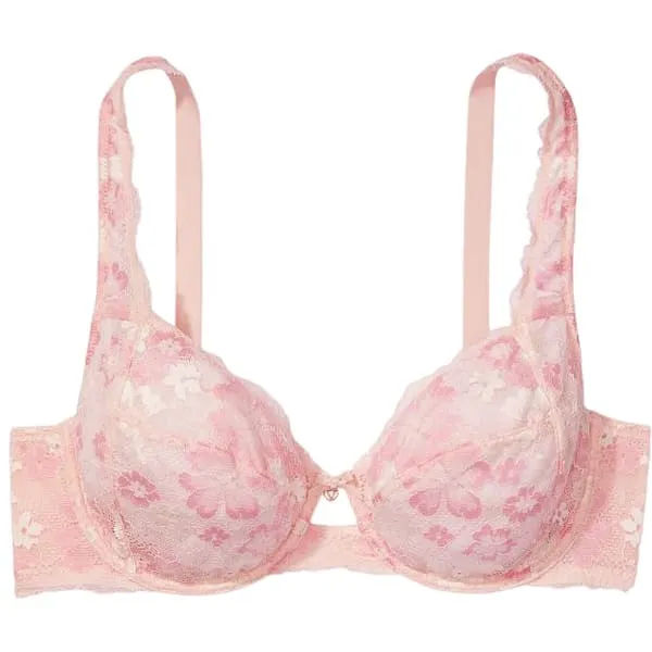 Bra Victoria's Secret Body By Victoria The Fabulous by Victoria's Secret Full Cup Lace, pink