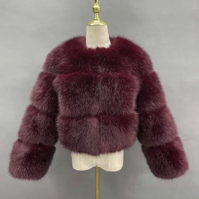 Bubble Faux Fur Jacket