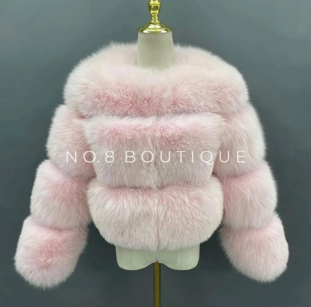 Bubble Faux Fur Jacket