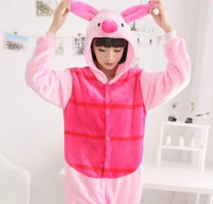 Cartoon Animal Pajamas Piglet Onesie For Adults