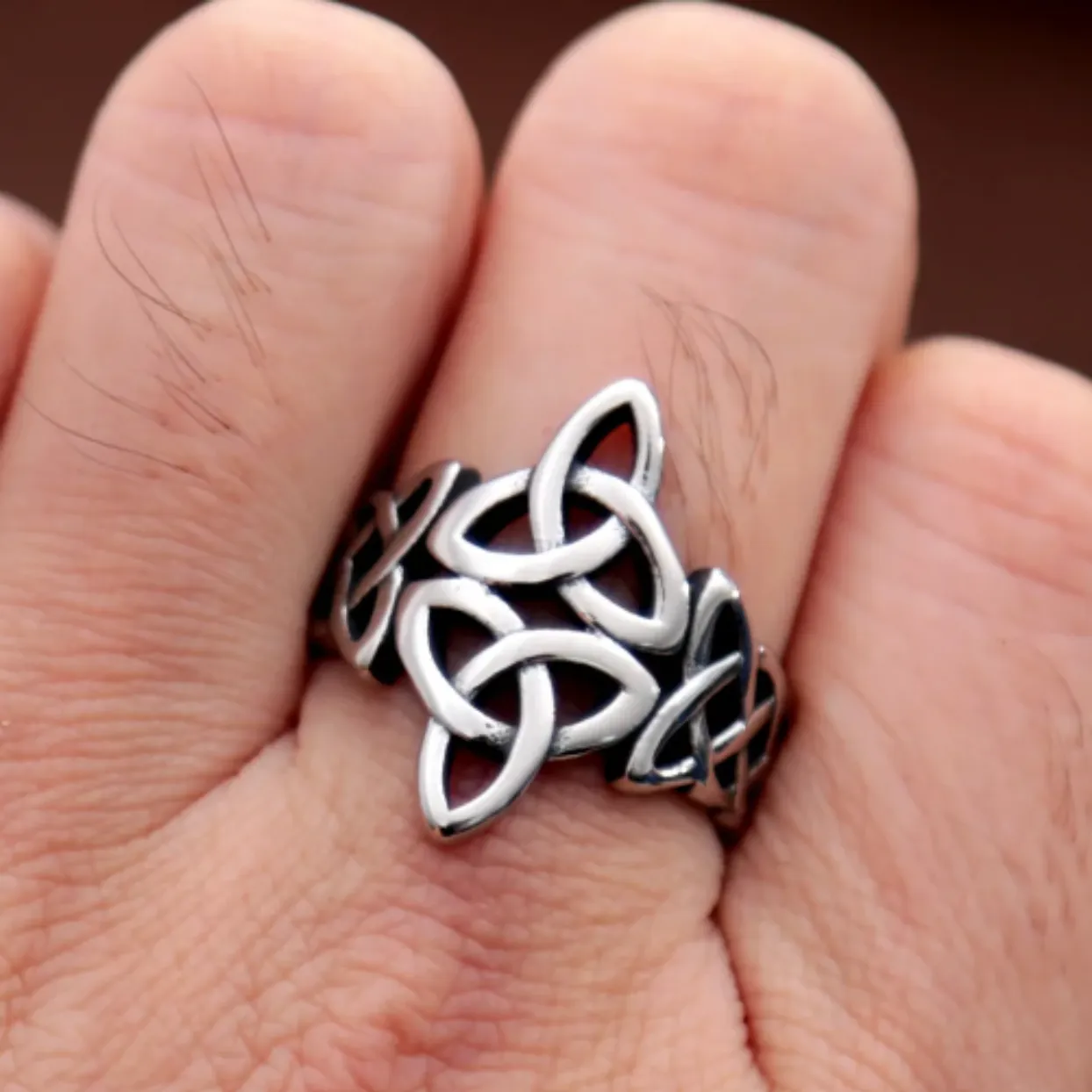 CELTIC KNOT - WATERPROOF SILVER RING