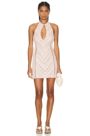 Charo Ruiz Ibiza Massay mini dress, Dusty Pink