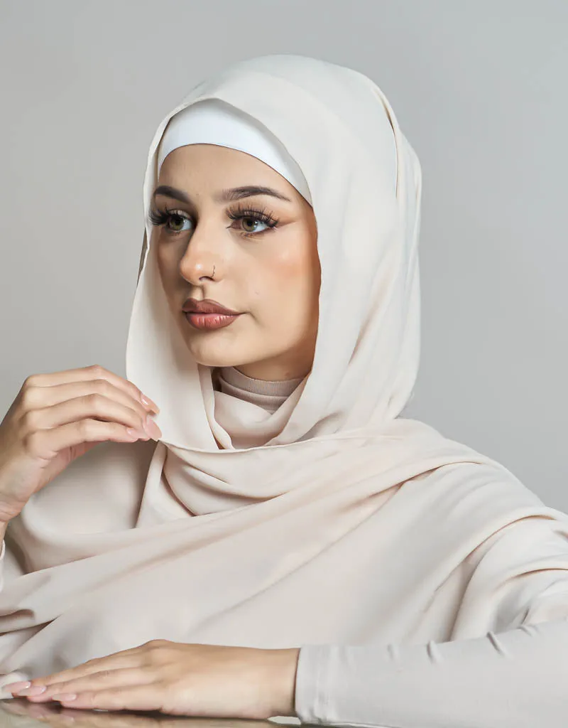 Chiffon Shawl - Shades of Nude