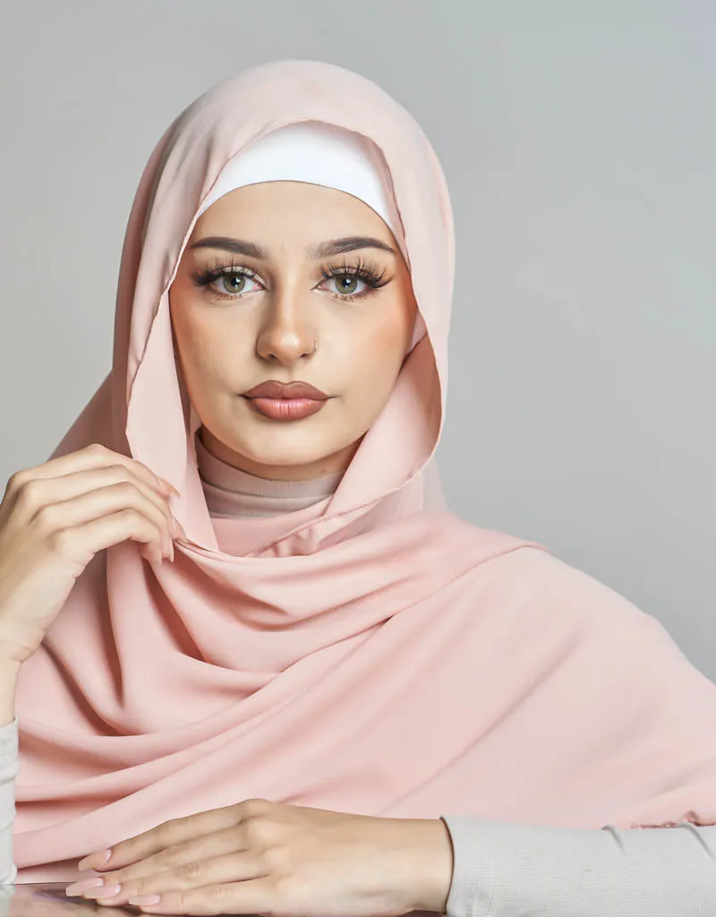 Chiffon Shawl - Shades of Nude