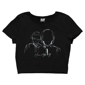 Daft Punk Crop Top - Human After All