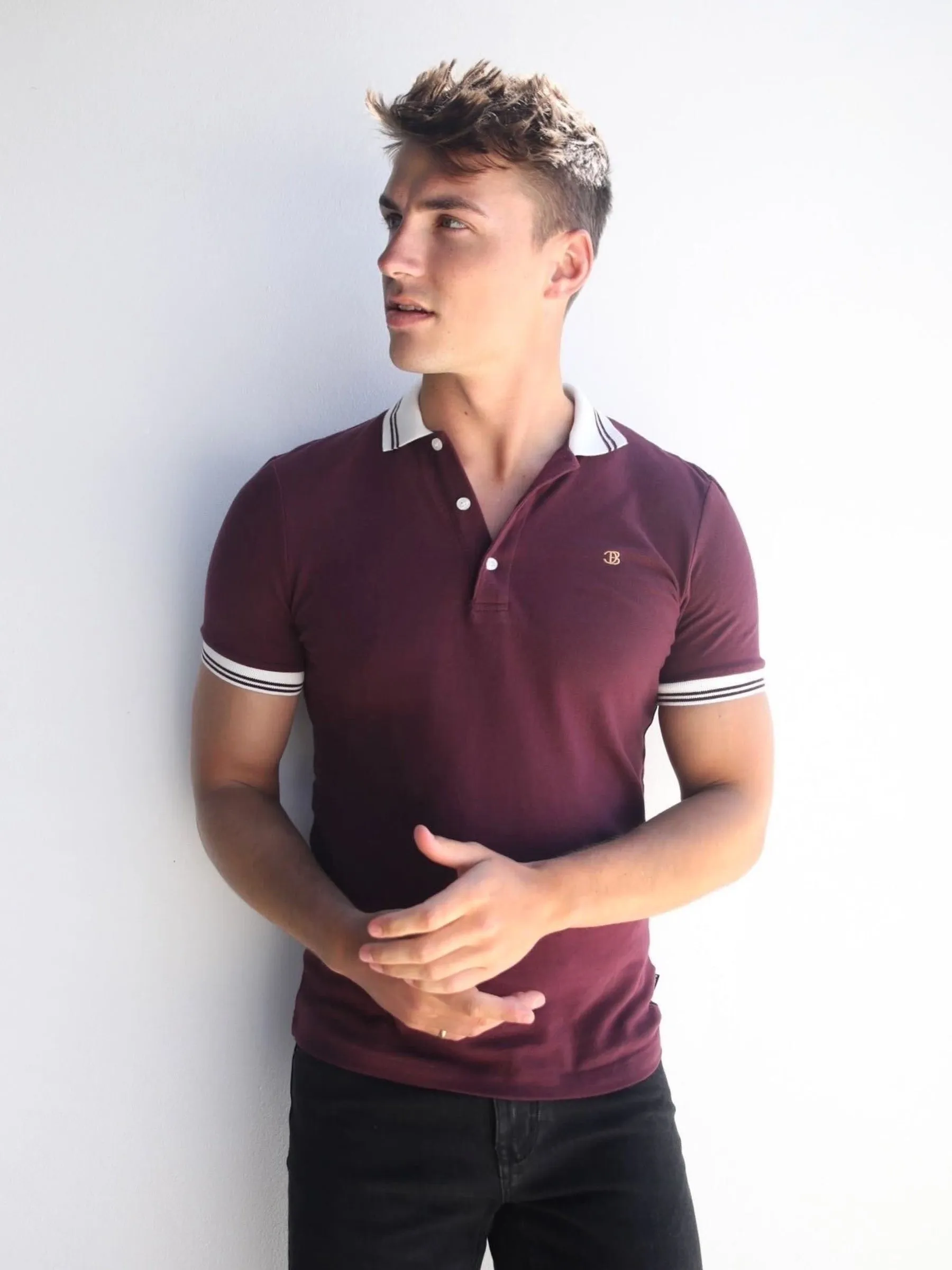 Dalston Polo - Burgundy