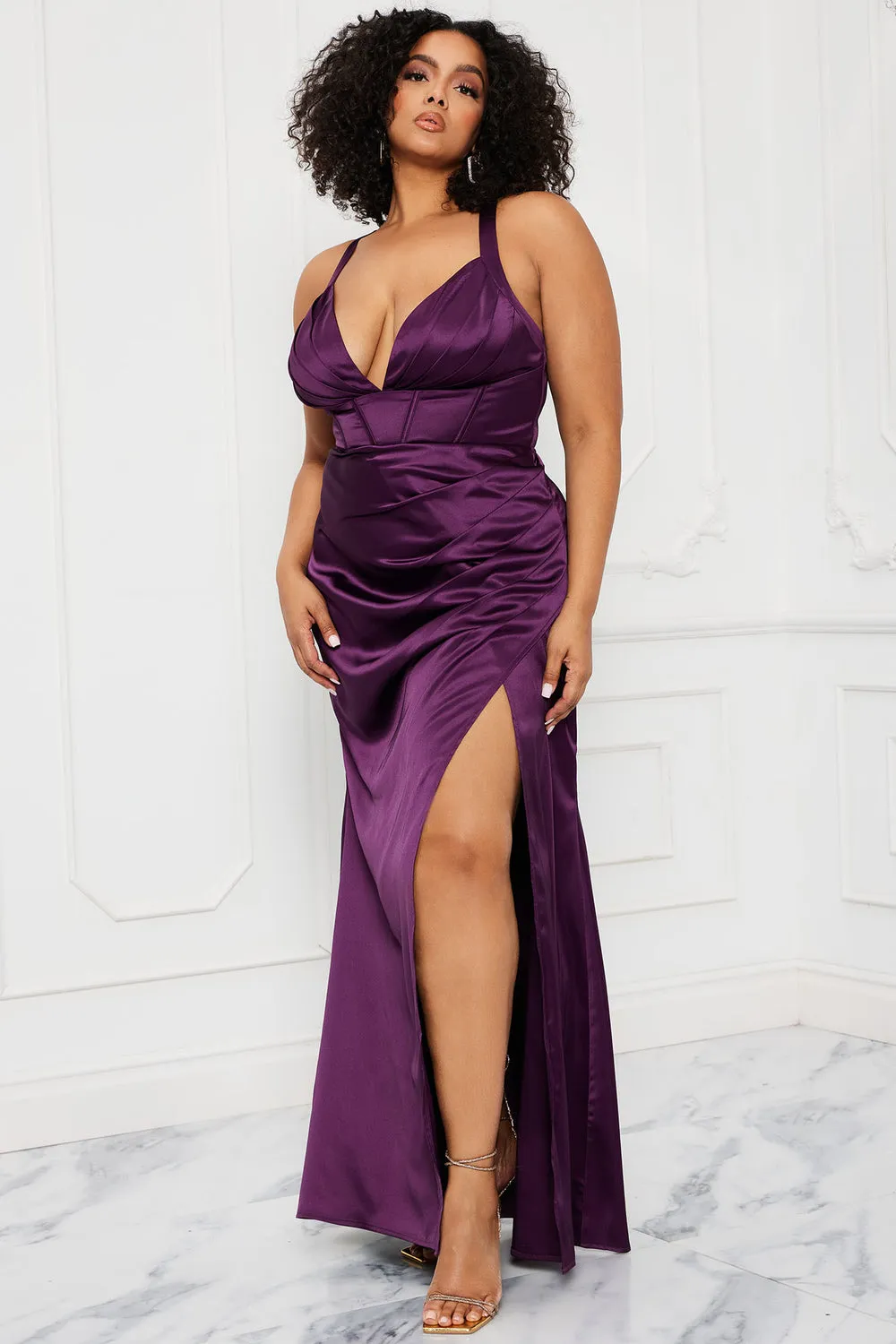 Dress Fashion Nova MF21355, purple