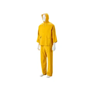 DROMEX PVC RAIN SUIT COLOUR-YELLOW SIZE- XL