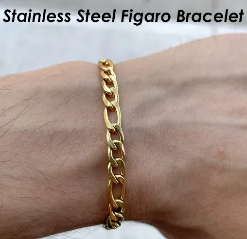 FIGARO  - 18K GOLD WATERPROOF BRACELET