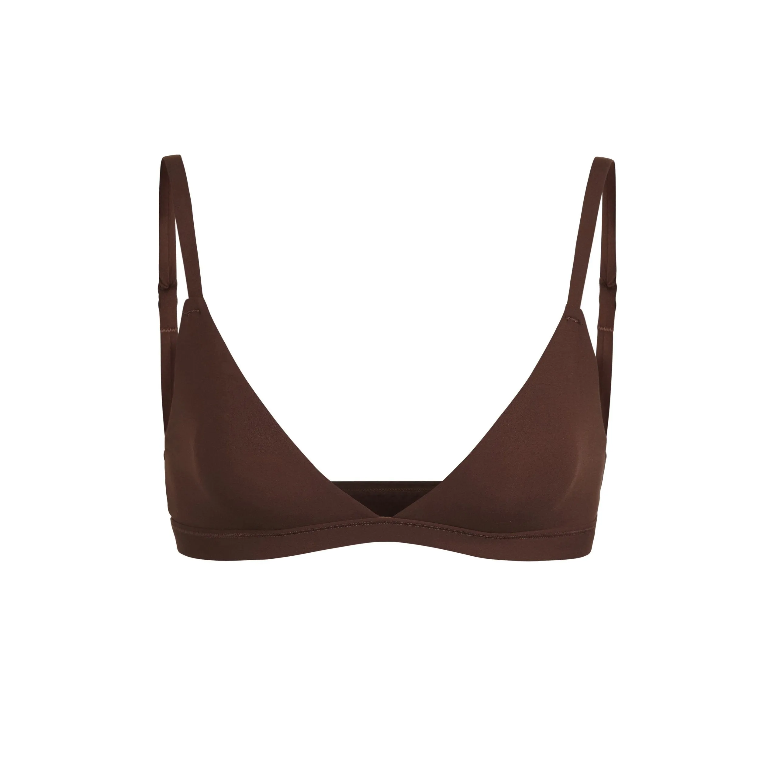 FITS EVERYBODY TRIANGLE BRALETTE | COCOA