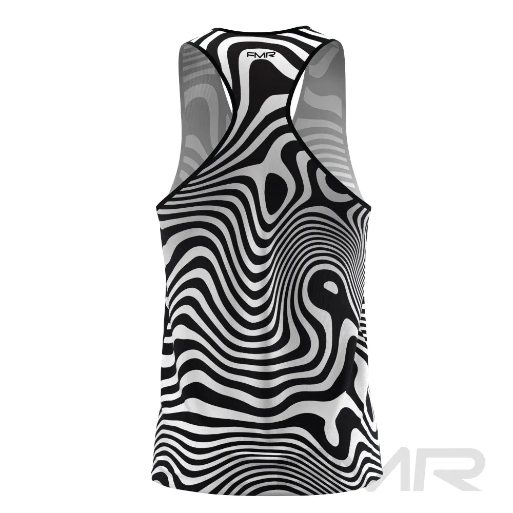 FMR Men's Zebra Print Tank Top