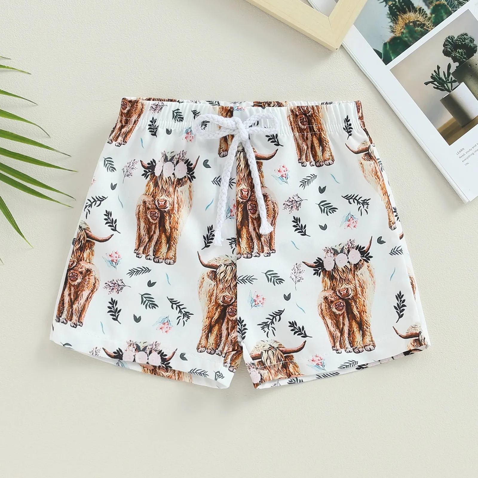 Fun Print - Boys Board Shorts 0-4 years