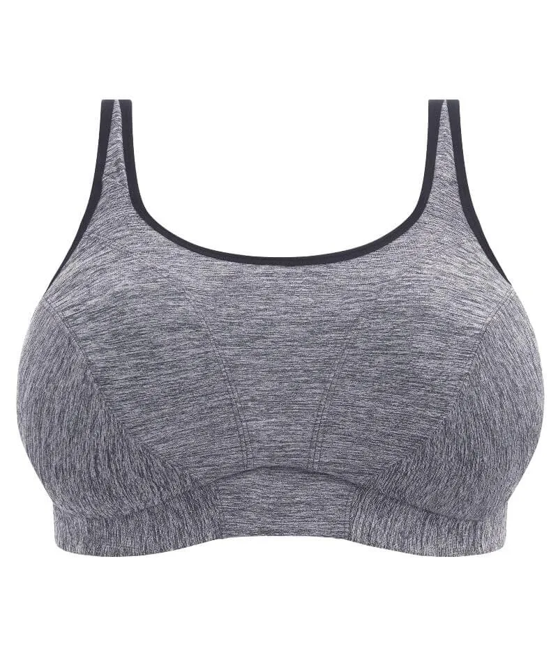 Goddess Sport Wirefree Sports Bra - Pewter Heather