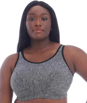 Goddess Sport Wirefree Sports Bra - Pewter Heather