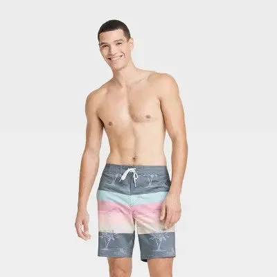 Goodfellow & Co Men's Board Shorts Swim Trunk Shorts Swimwear UPF 50 