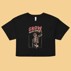 Grow Positive Thoughts Crop Top