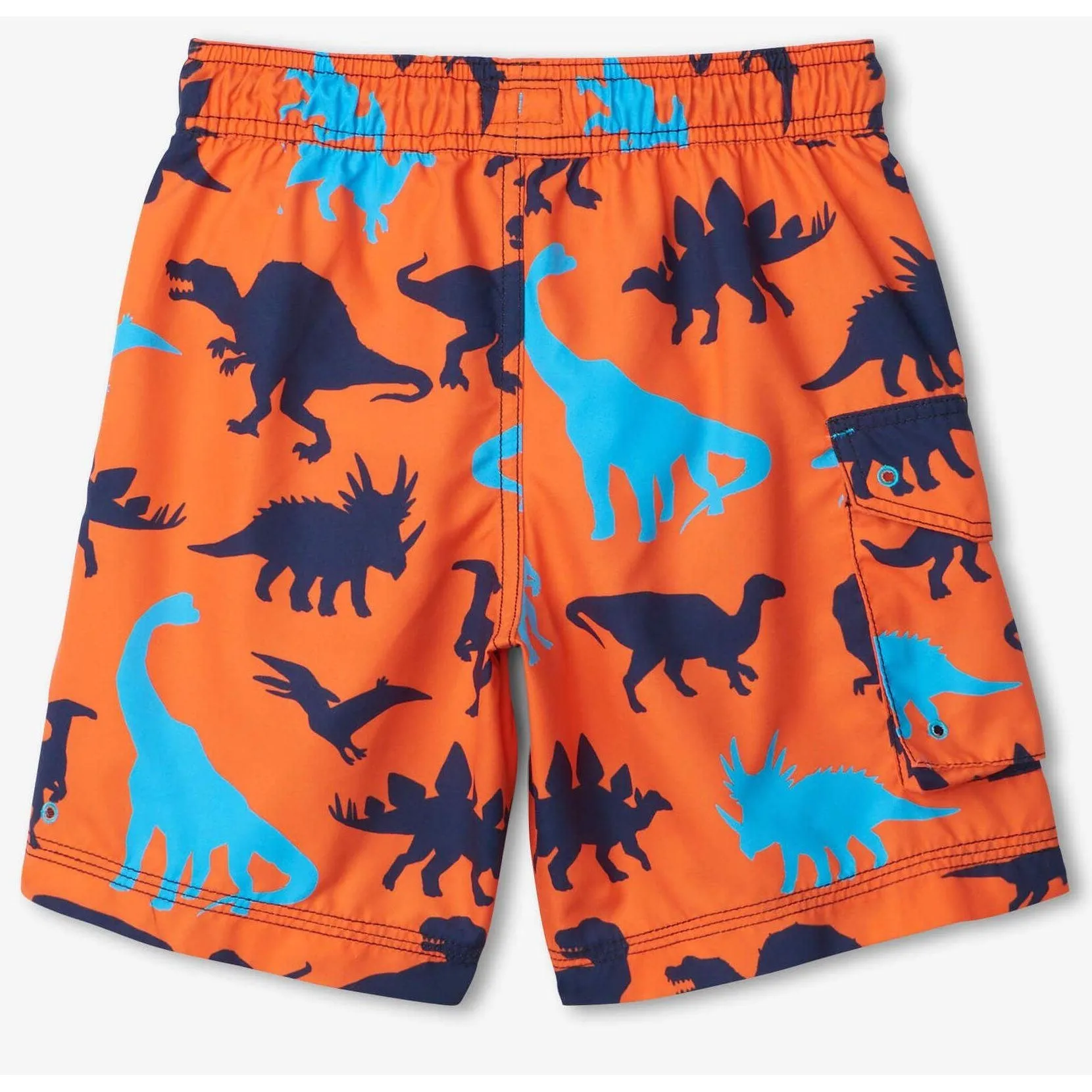 Hatley LS Rashguard   Board Shorts Swim Set - Dino Silhouettes