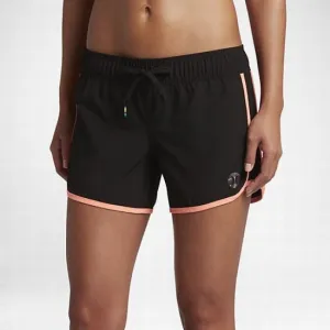 Hurley Women's Walkshort/Boardshort Phantom 30 - 5 Inch - Black w/ Hot Coral/6ET