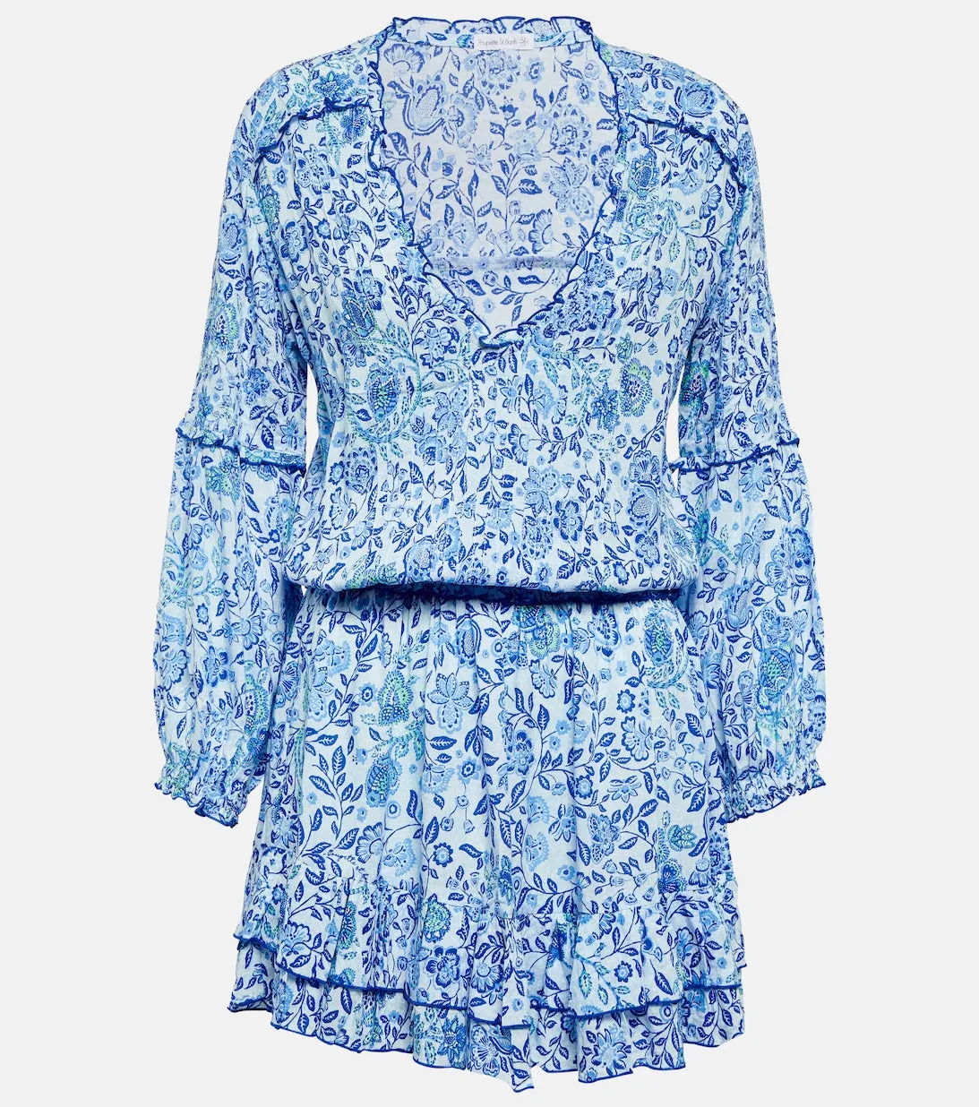 Ilona floral mini dress POUPETTE ST BARTH, blue