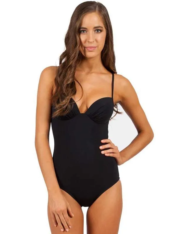 J1843 Vision  Plunge U/Wire Swimsuit - Jets