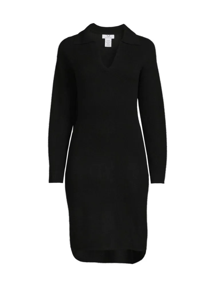 Johnny M Magaschoni Collar Sheath Dress, Black