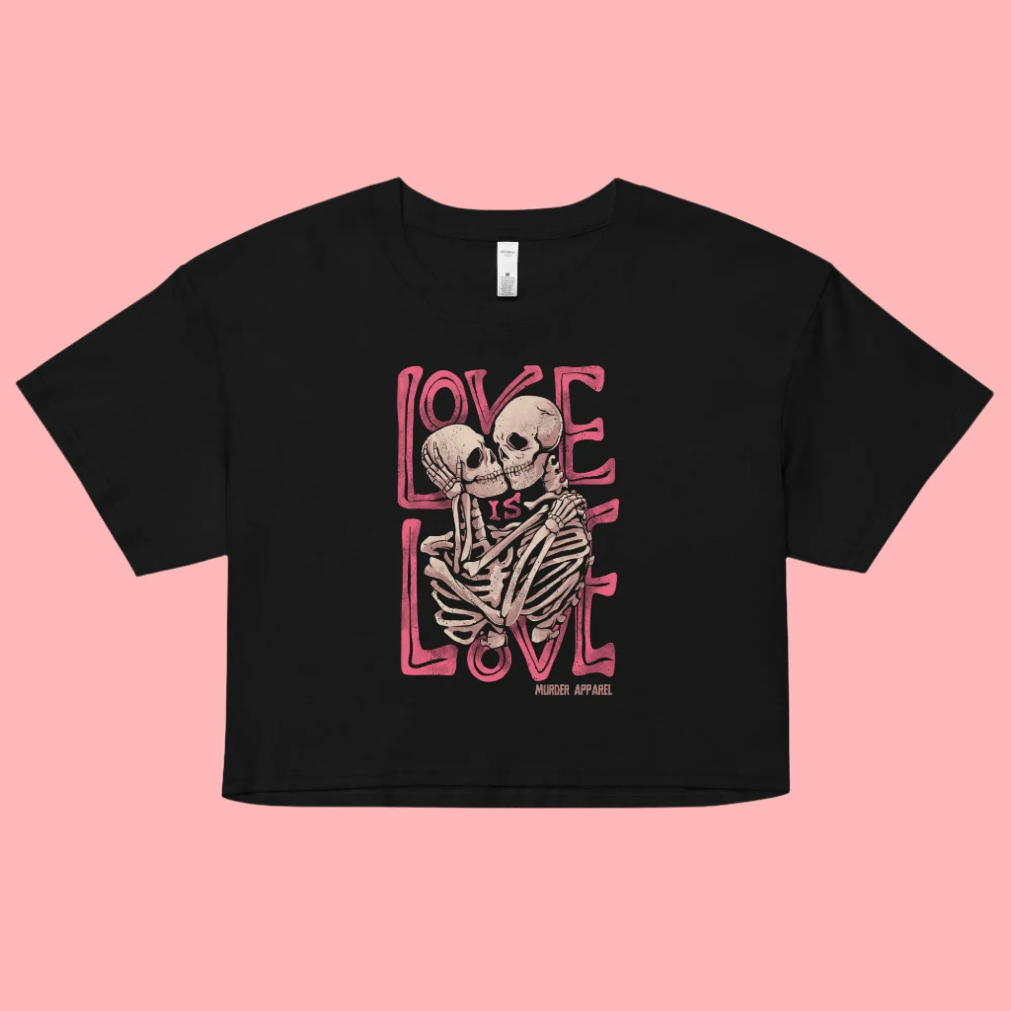 Love Is Love Crop Top