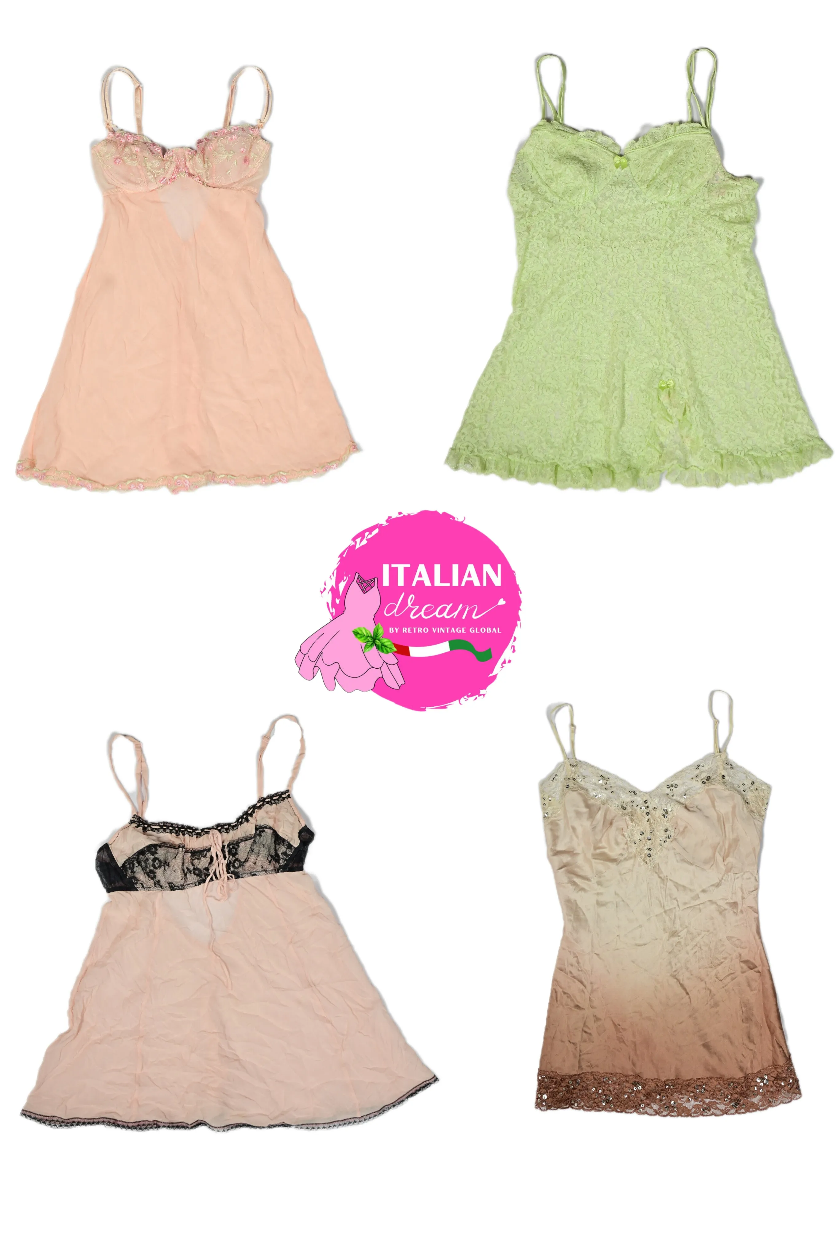 Love me more flimry lace slip mini dresses