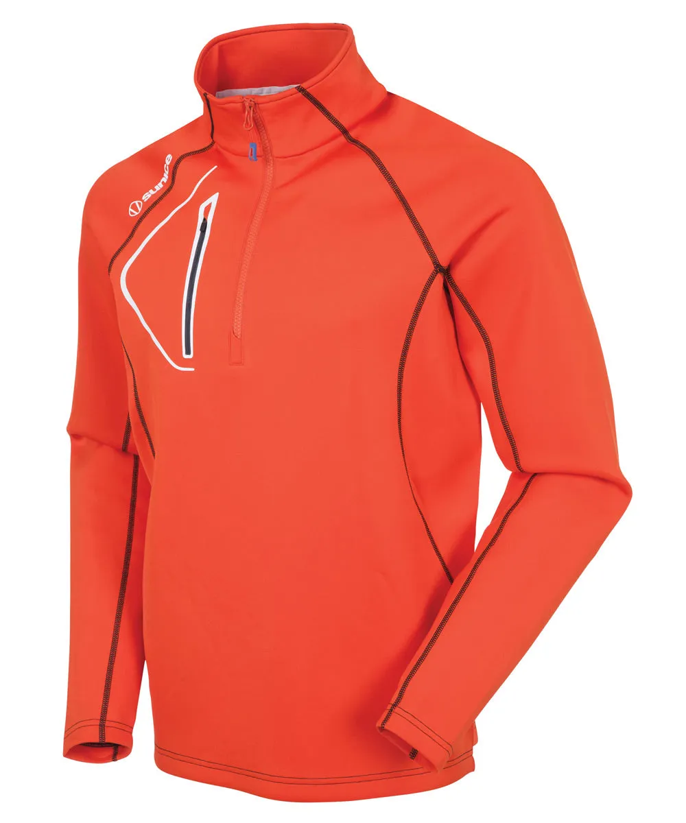 Men's Allendale SuperliteFX Stretch Thermal Half-Zip Pullover