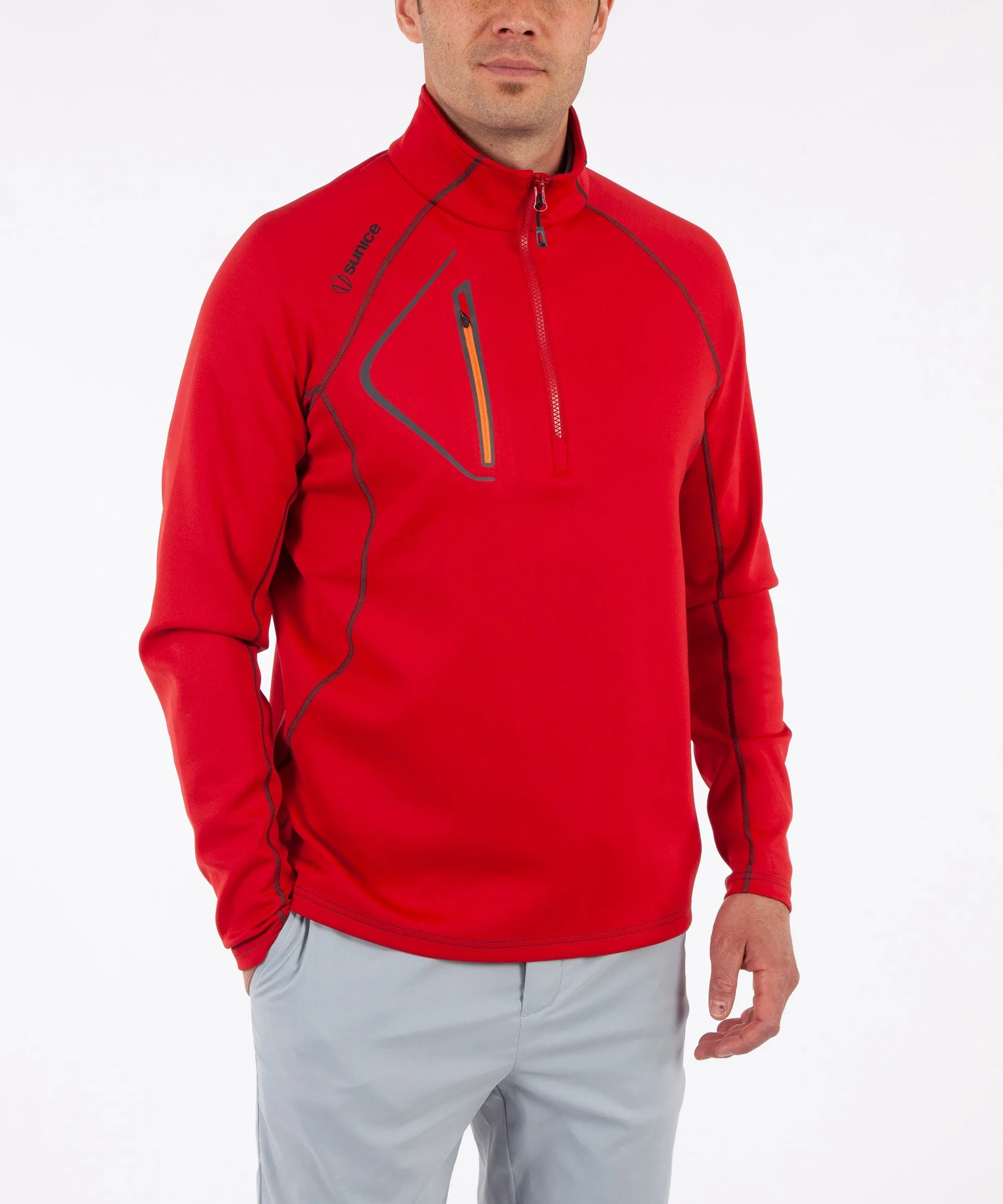 Men's Allendale SuperliteFX Stretch Thermal Half-Zip Pullover