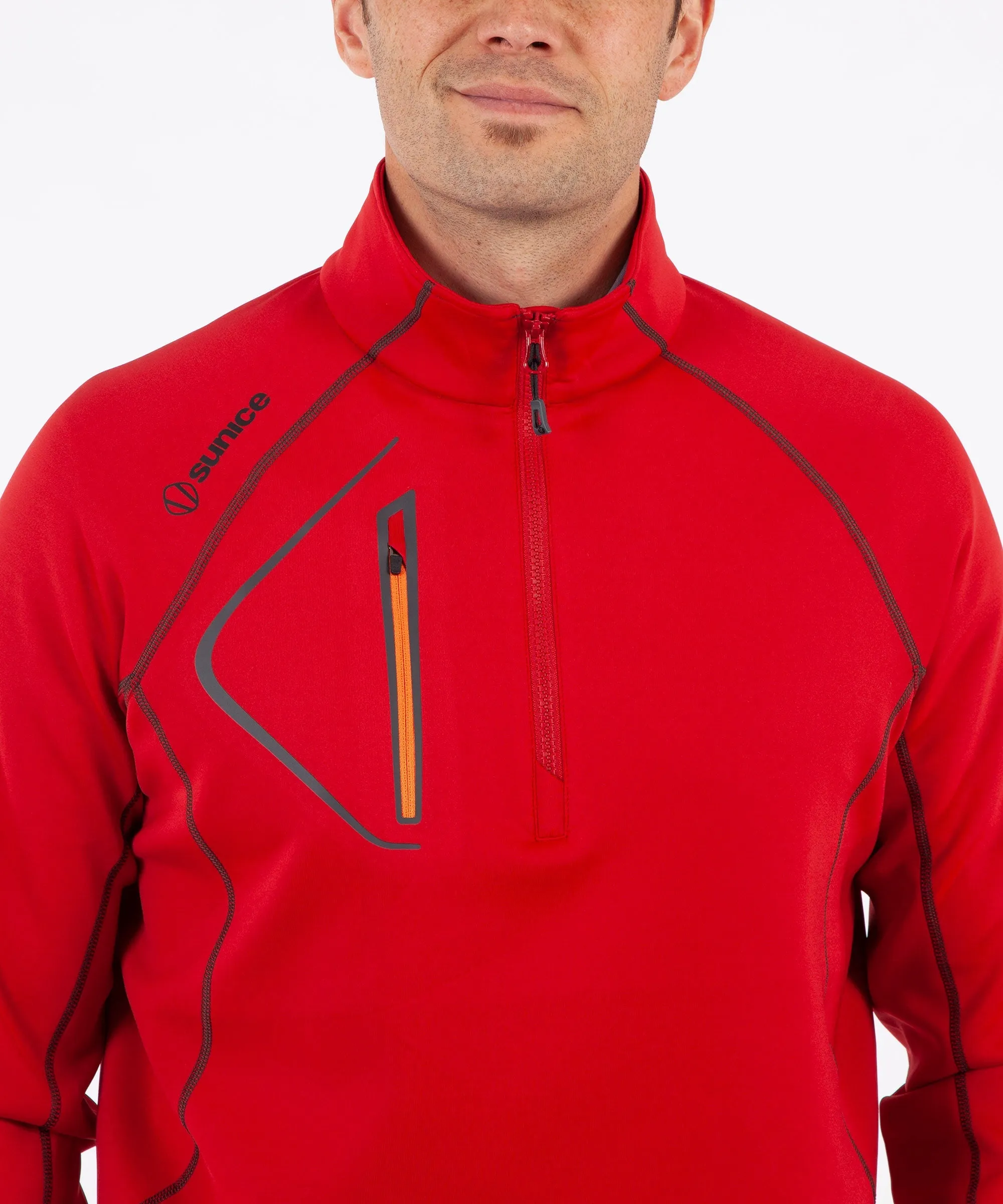 Men's Allendale SuperliteFX Stretch Thermal Half-Zip Pullover