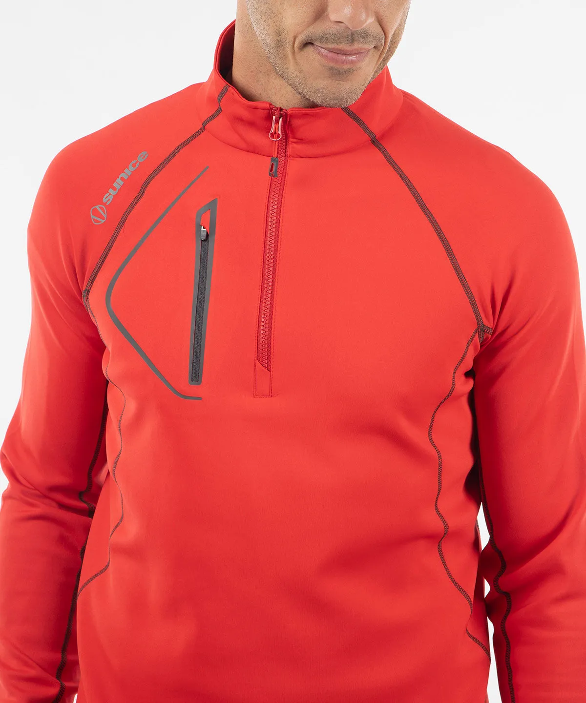 Men's Allendale SuperliteFX Stretch Thermal Half-Zip Pullover