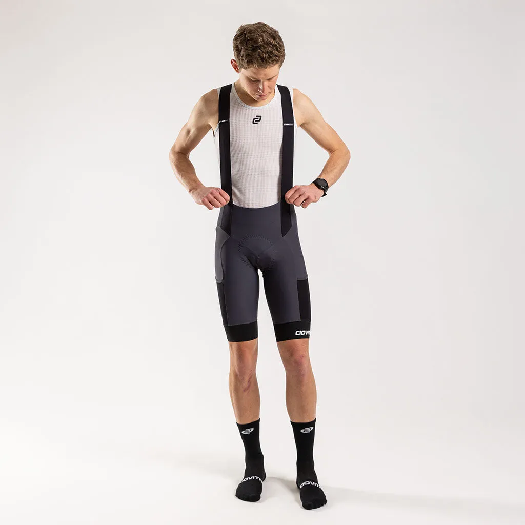 Men's Cargo Bib Shorts (Carbon)