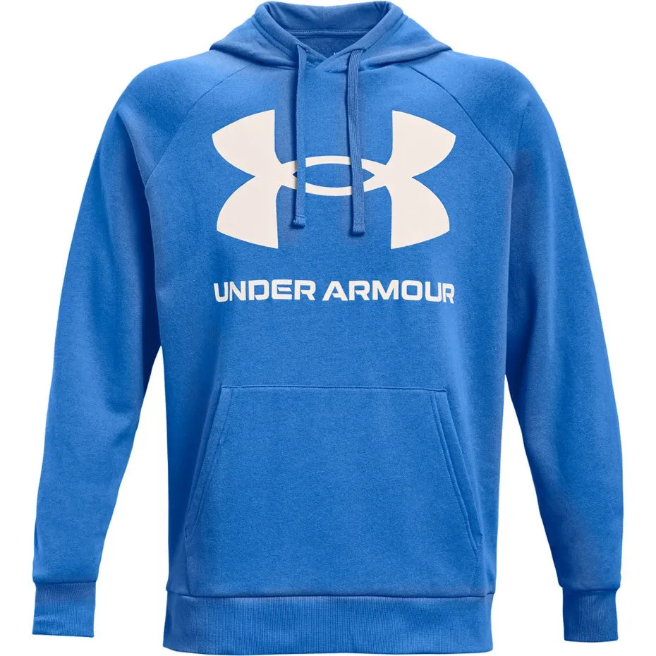 Men's Under Armour Rival Fleece Big Logo Hd Light Blue 1357093 787