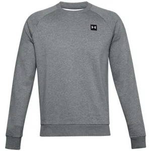 Men's Under Armour Rival Fleece Crew Sweatshirt Grey 1357096 012