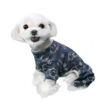 Milo Dog Pajamas with Gray Trim