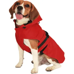 Mutt of Course Raincoat For Dogs (Red)