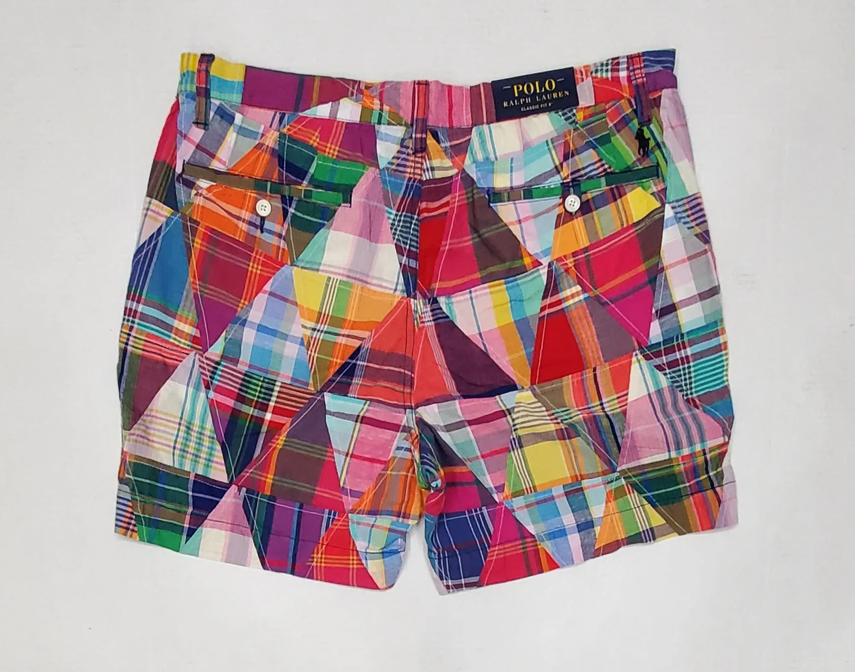 Nwt Polo Ralph Lauren Multi Color Plaid Shorts