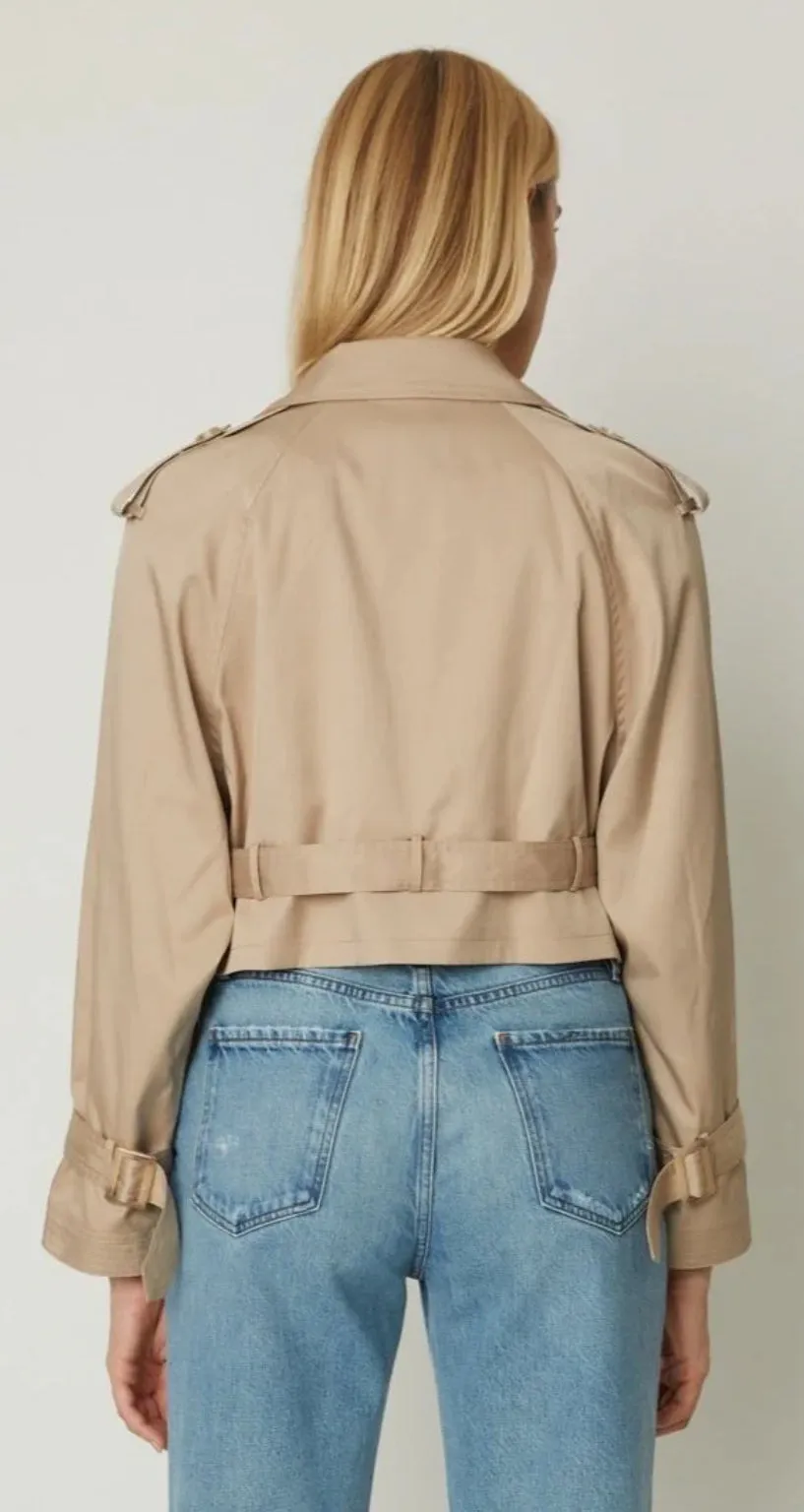 Olivia Cropped Trench