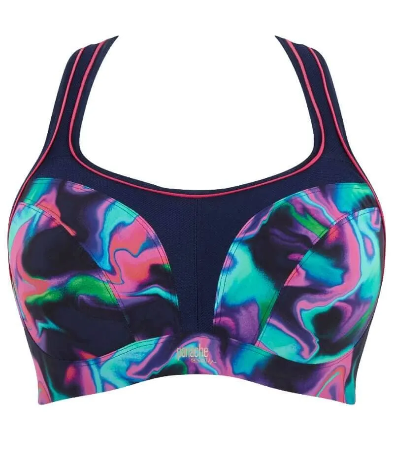 Panache Sport Power Underwired Sports Bra - Cyber Swirl