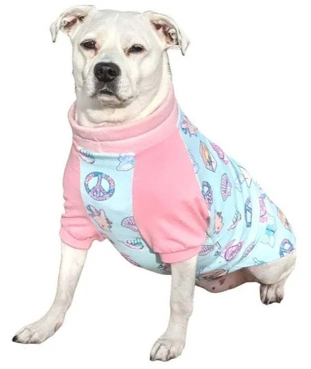 Peace & Sunset Dog Pajamas