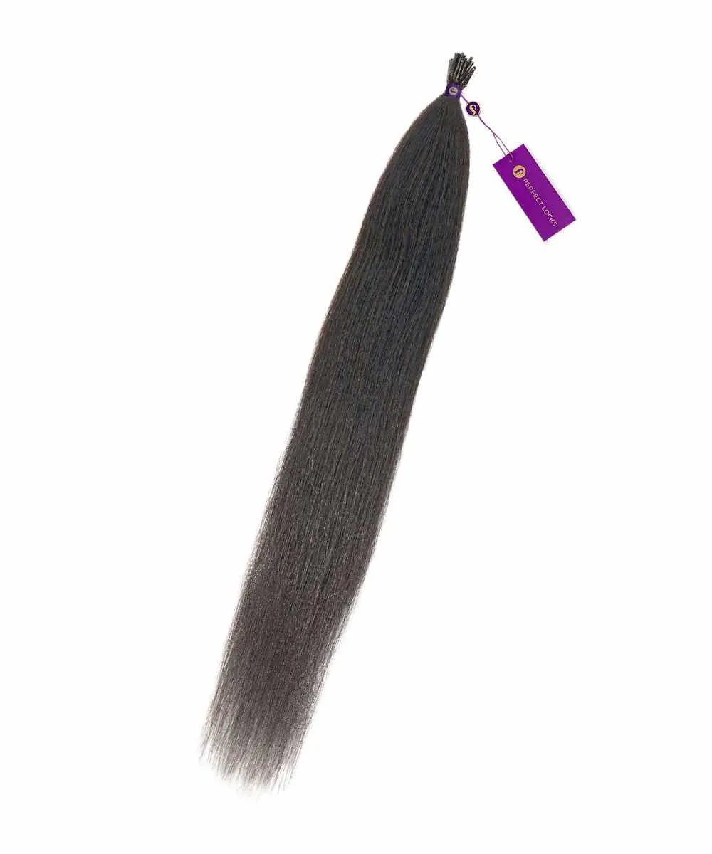 Relaxed Straight Fusion I-Tip Hair