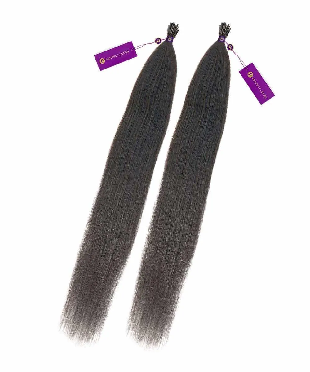 Relaxed Straight Fusion I-Tip Hair