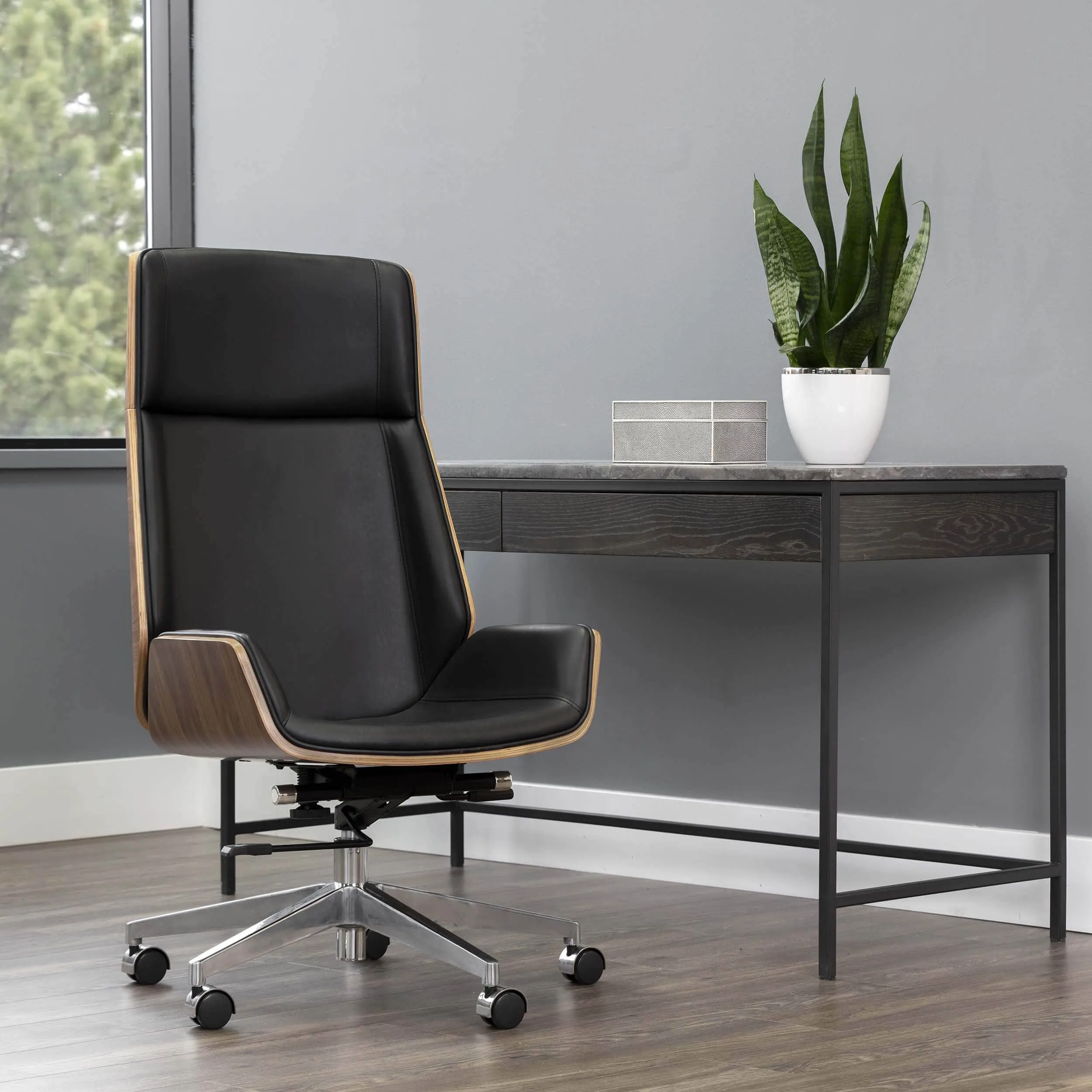 Rhett Office Chair, Dillion Black